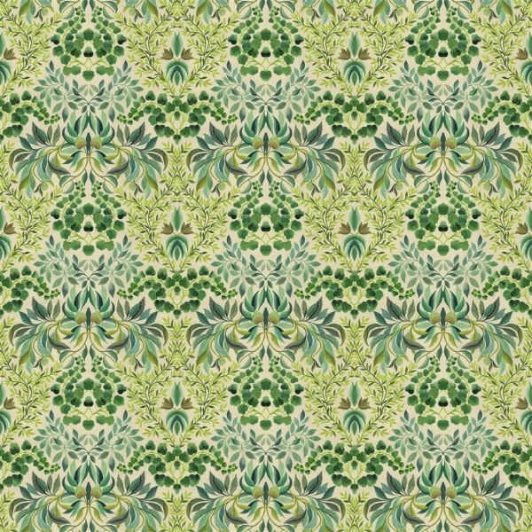 Designers Guild Fabric Karakusa Emerald | Allium Interiors