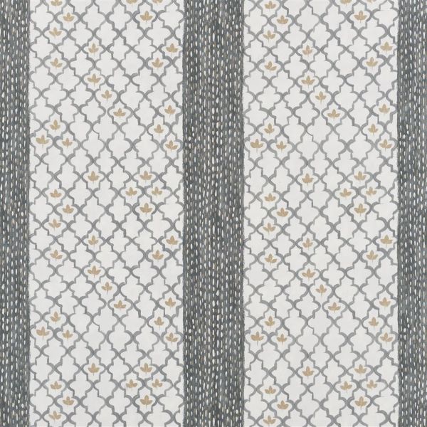 Designers Guild Fabric Pergola Trellis Slate | Allium Interiors