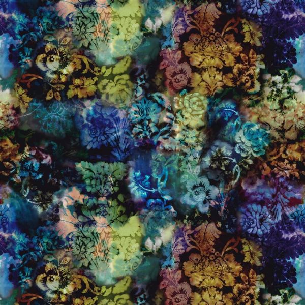 Designers Guild Fabric Tarbana Midnight | Allium Interiors