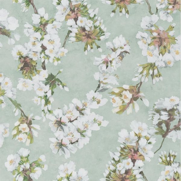 Designers Guild Wallpaper Fleur D Assam Platinum | Allium Interiors