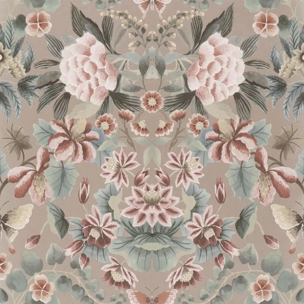 Designers Guild Wallpaper Ikebana Damask Gilver | Allium Interiors