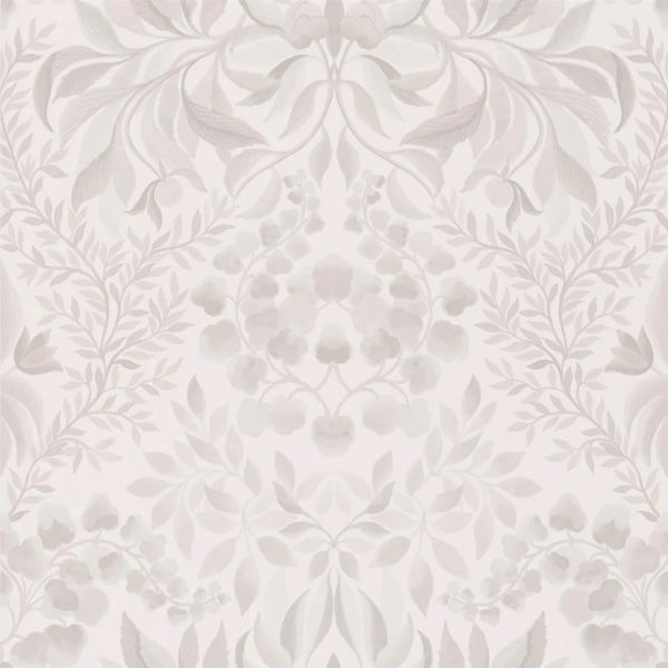 Designers Guild Wallpaper Karakusa Chalk | Allium Interiors