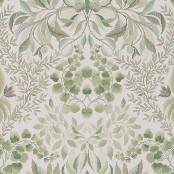 Designers Guild Wallpaper Karakusa Eau De Nil | Allium Interiors