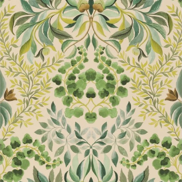 Designers Guild Wallpaper Karakusa Emerald | Allium Interiors
