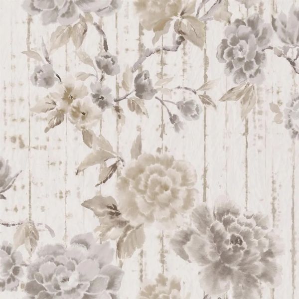 Designers Guild Wallpaper Kyoto Flower Birch | Allium Interiors