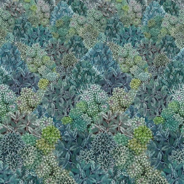 Designers Guild Wallpaper Madhya Azure | Allium Interiors