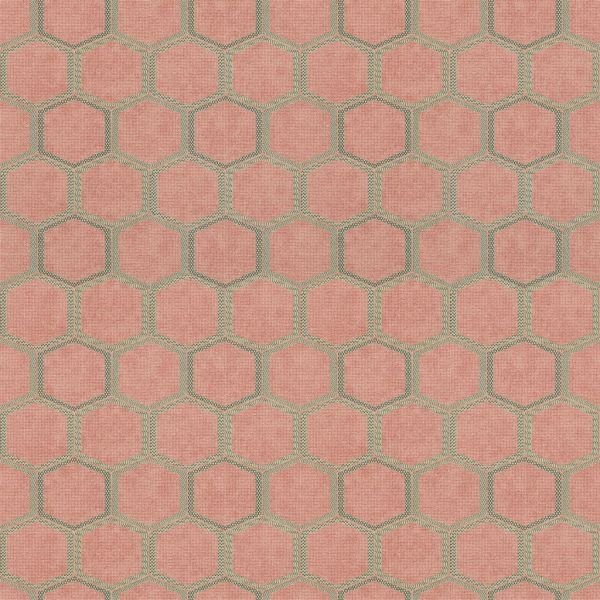 Designers Guild Wallpaper Manipur Coral | Allium Interiors