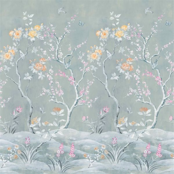 Designers Guild Wallpaper Manohari Blossom | Allium Interiors