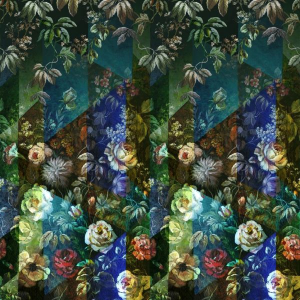 Designers Guild Wallpaper Minakari Cobalt | Allium Interiors