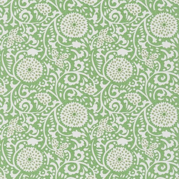 Designers Guild Wallpaper Shaqui Emerald | Allium Interiors