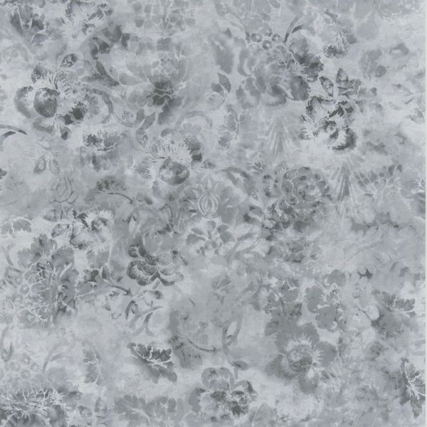Designers Guild Wallpaper Tarbana Silver | Allium Interiors