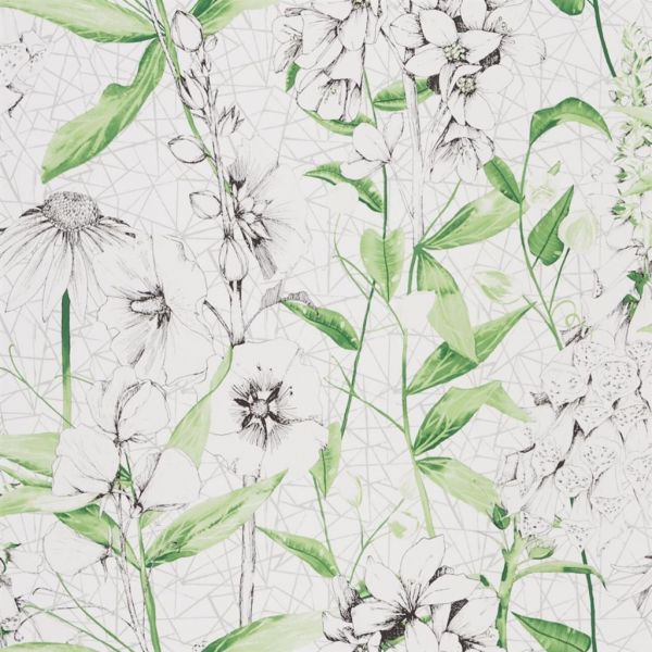 Designers Guild Wallpaper Emilie Emerald | Allium Interiors