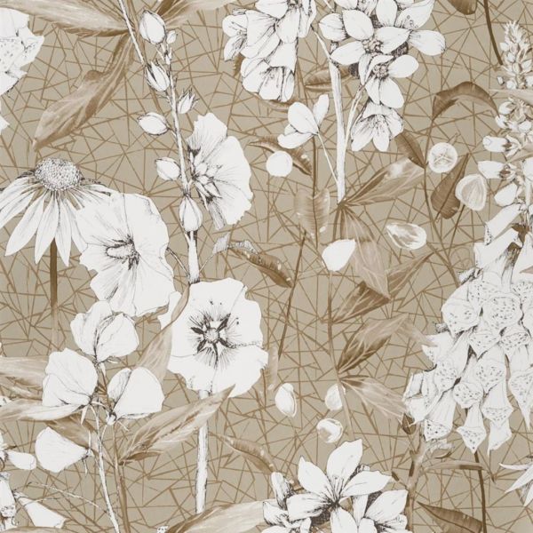 Designers Guild Wallpaper Emilie Gold | Allium Interiors
