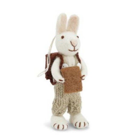 En Gry & Sif Easter Bunny White with Green Pants | Allium Interiors