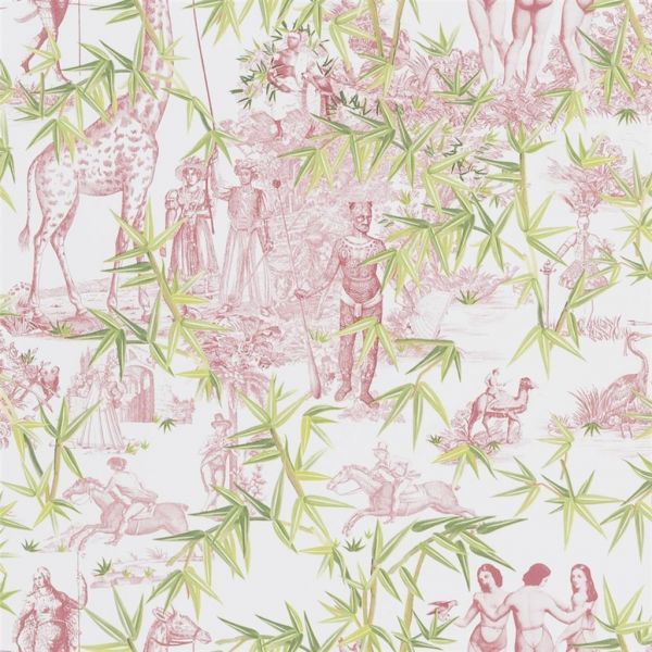 Christian Lacroix Wallpaper Exotisme Tomette | Allium Interiors