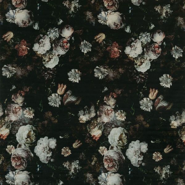 Osborne & Little Fabric Pellestrina Ivory/Blush/Black | Allium Interiors