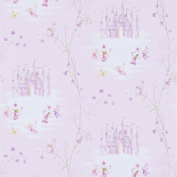 Sanderson Wallpaper Fairy Castle Pink | Allium Interiors