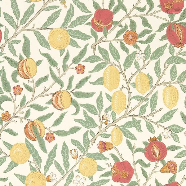 Morris & Co. Wallpaper Fruit Bayleaf/Russet | Allium Interiors