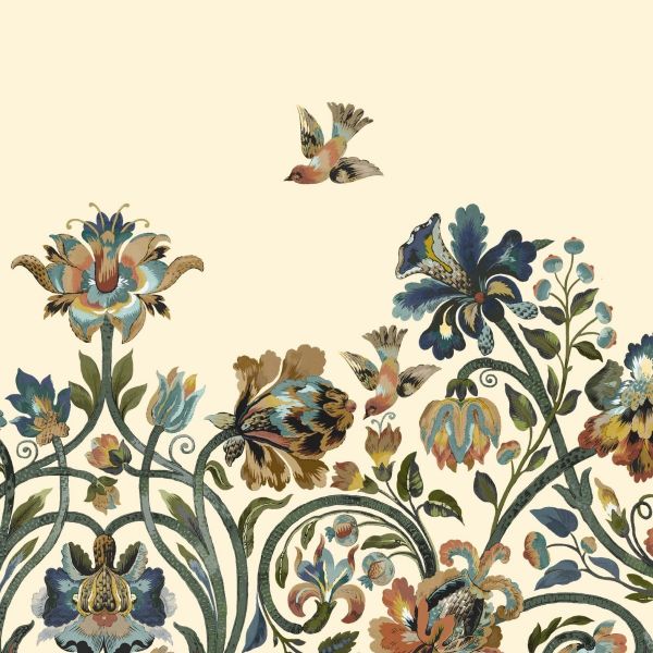 House of Hackney Wallpaper Gaia Climbing Walls Ecru | Allium Interiors