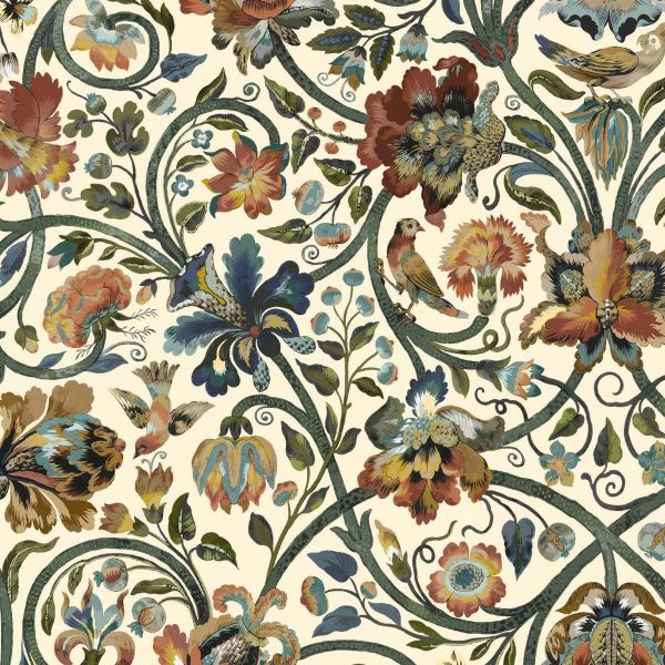 House Of Hackney Wallpaper Gaia Ecru | Allium Interiors