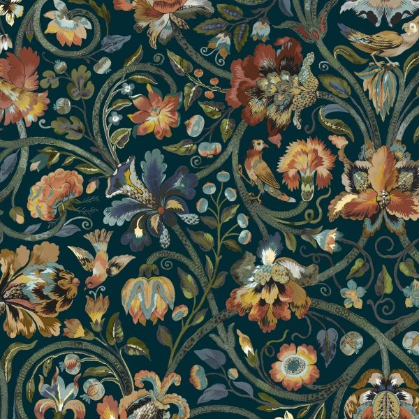 House of Hackney Wallpaper Gaia Midnight | Allium Interiors