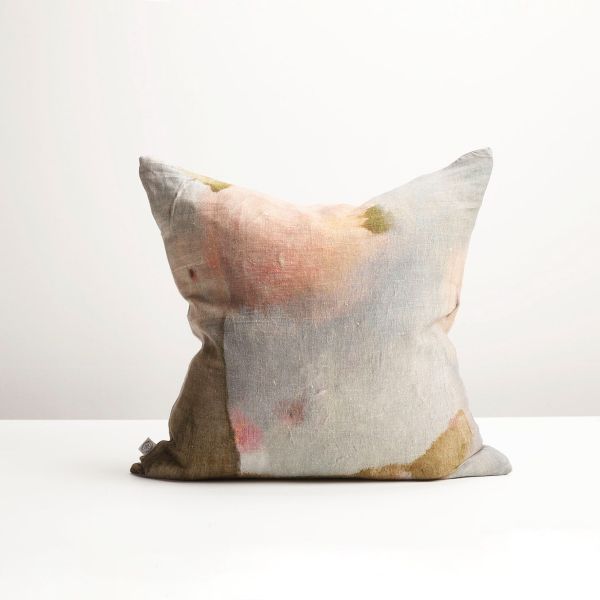 Thread Design Gentle Dawn Linen Cushion | Allium Interiors