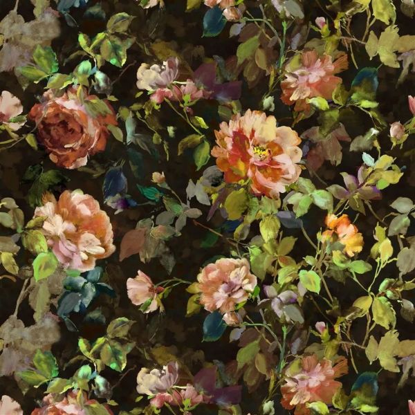 Designers Guild Fabric Gertrude Rose Sepia | Allium Interiors