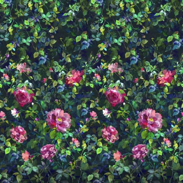 Designers Guild Wallpaper Gertrude Rose Fuchsia | Allium Interiors