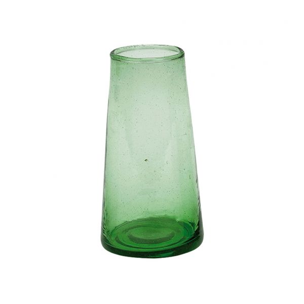 Moroccan Green Cone Champagne Glass | Allium Interiors