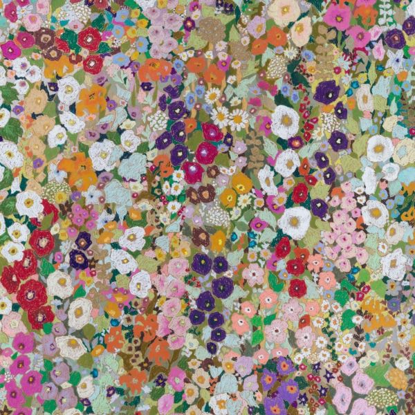 House of Hackney Wallpaper Hollyhocks Spring | Allium Interiors