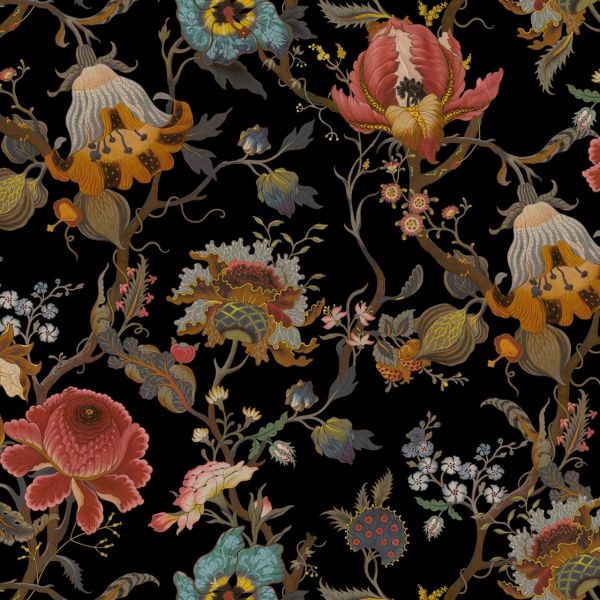 House of Hackney Wallpaper Artemis Black  | Allium Interiors