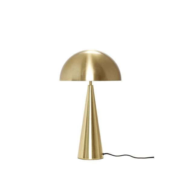 Hübsch Lamp Mushroom Table Tall Brass | Allium Interiors