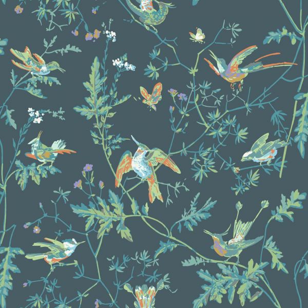 Cole And Son Wallpaper Hummingbirds 112/4014 | Allium Interiors