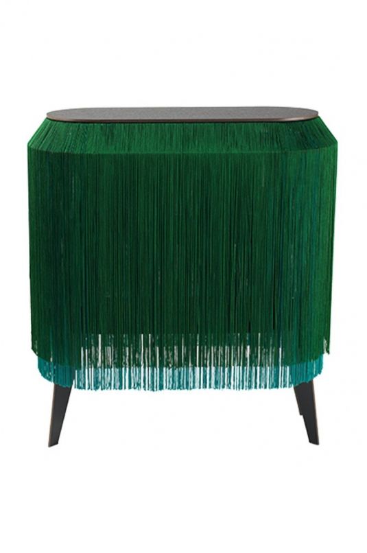 ibride Furniture Baby Alpaga Bedside Cabinet Sparkling Green | Allium Interiors