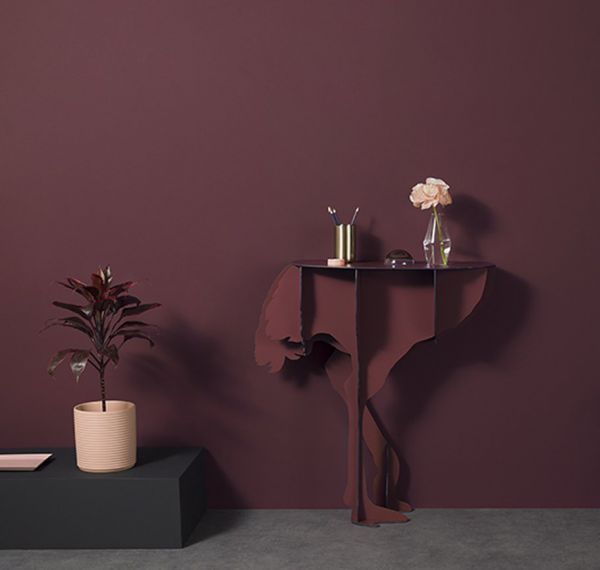 ibride Furniture Diva Wall Console Amaranth | Allium Interiors