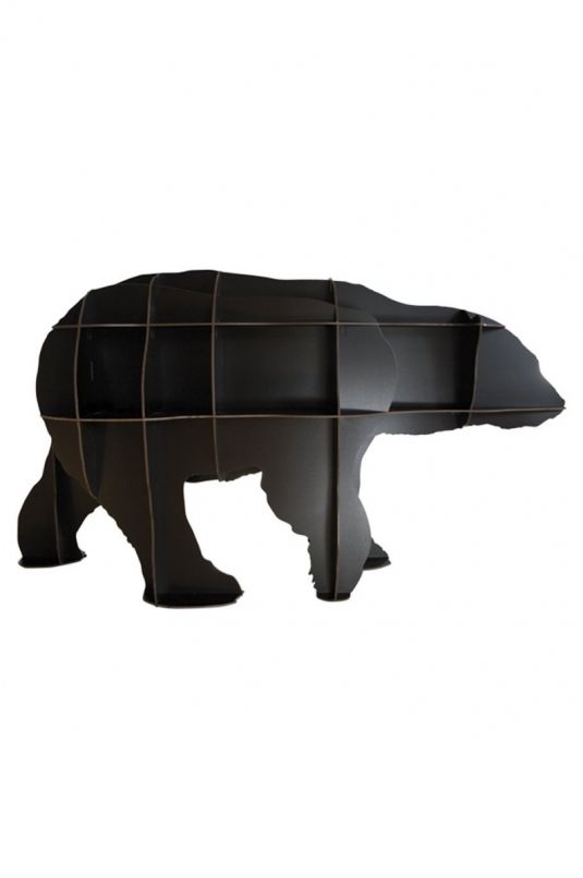 ibride Furniture Junior Bear Bookcase Black | Allium Interiors