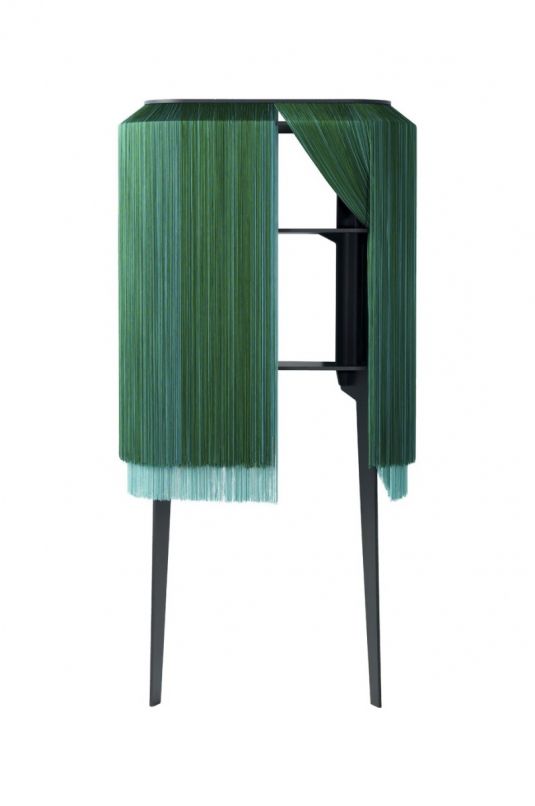 ibride Furniture Lady Alpaga Luxury Cabinet Malachite | Allium Interiors