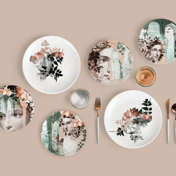 ibride Porcelain Plates Duo Alhambra | Allium Interiors