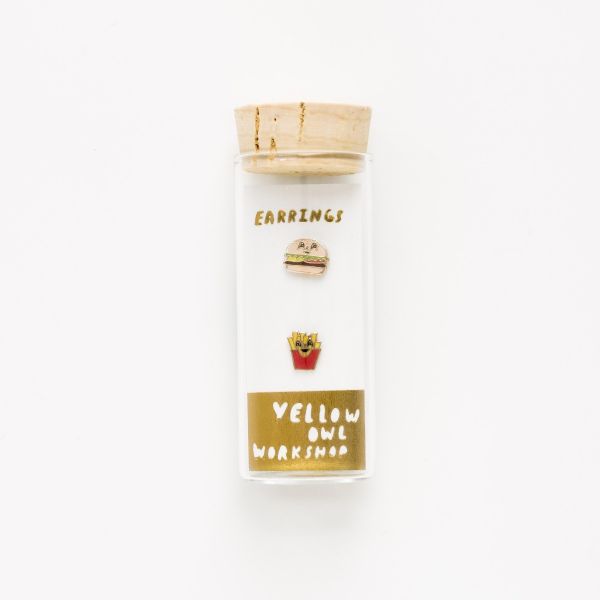 Yellow Owl Workshop Earrings Burger & Fries | Allium Interiors