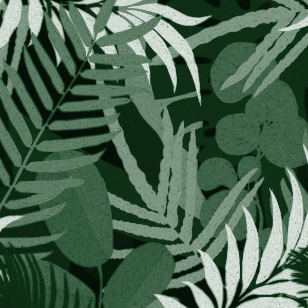 Mind The Gap Wallpaper Jardin Del Sol Green | Allium Interiors