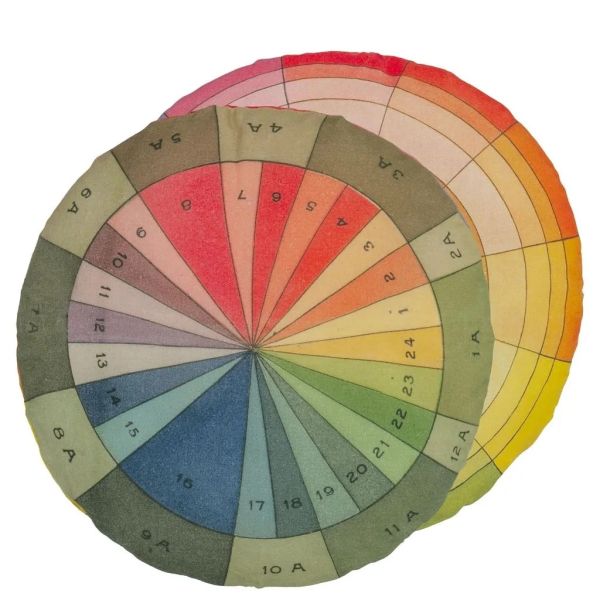 John Derian Cushion Colour Wheel Multicolour | Allium Interiors