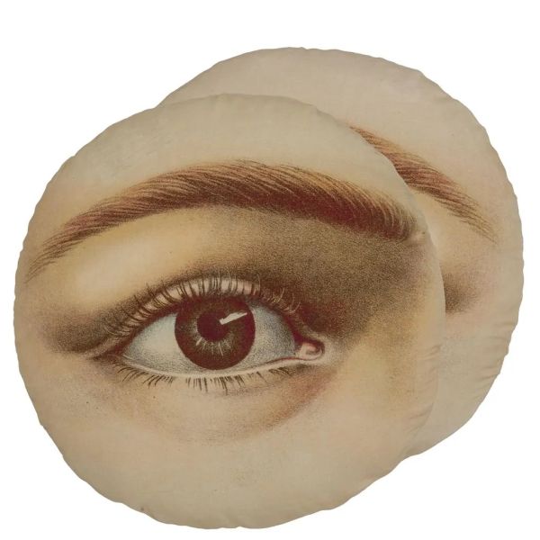 John Derian Cushion Eye Sepia | Allium Interiors
