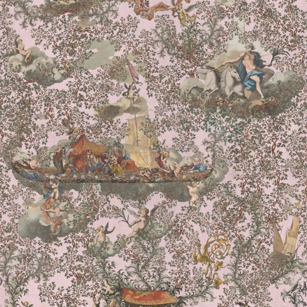 Mind The Gap Wallpaper Journey To Eden Pink | Allium Interiors