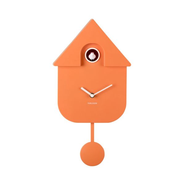 Karlsson Clock Cuckoo Orange | Allium Interiors
