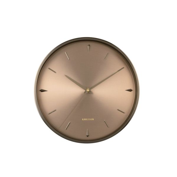 Karlsson Clock Jewel Gunmetal | Allium Interiors