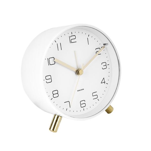 Karlsson Alarm Clock Lofty White | Allium Interiors