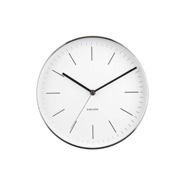 Karlsson Clock Minimal White  | Allium Interiors