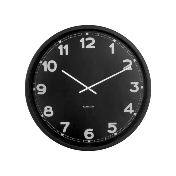 Karlsson Clock New Classic Black Large | Allium Interiors