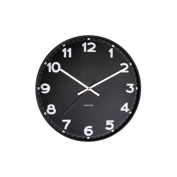 Karlsson Clock New Classic Black Medium | Allium Interiors