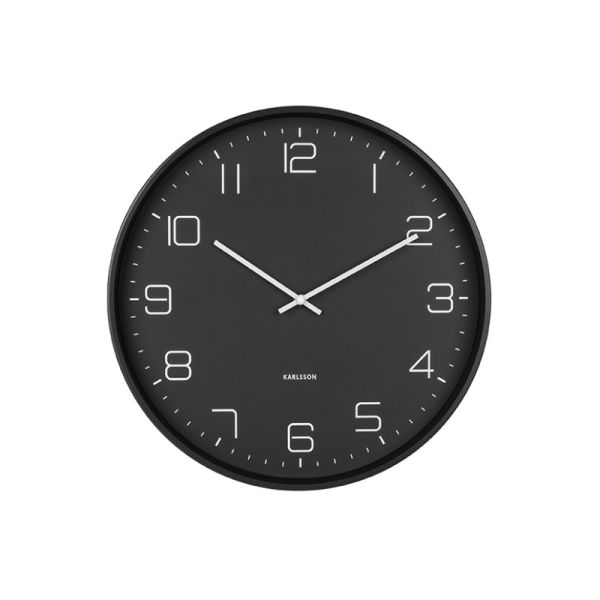 Karlsson Clock Lofty Black | Allium Interiors